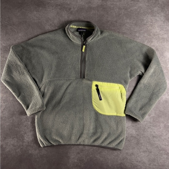 Patagonia Women's S Re-Tool 1/2 Zip
Pullover Gray & Yellow - Picture 1 of 4